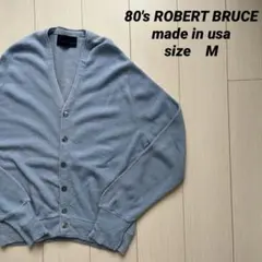 80's ROBERT BRUCE ARNOLDPALMERアクリルカーディガン