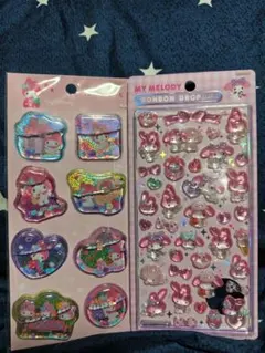 My Melody ボンボンドロップ ウォーターシールセット