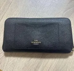 T*K様 COACH ブラック レザー 長財布