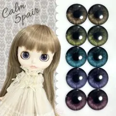 【アイチップ5ペアセット❁Calm】 ネオブライス アイシードール