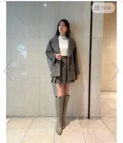 【サイズ2】 スナイデル ボックスプリーツミニスカート レディース ミニスカート