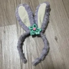 ウサギ耳ヘアバンド ラベンダー