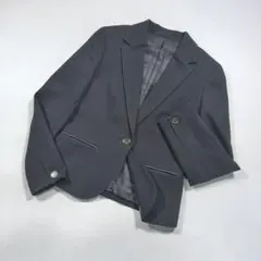 バーバリーロンドン テーラードジャケット ネイビー 紺 ３８ シャドーチェック