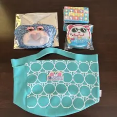 イオン　mojojojo コラボ チアパンダ グッズセット　エコバッグ　おまけのサムネイル