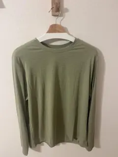 美品！パタゴニア　キャプリーンクールデイリー　ロングスリーブL 抹茶