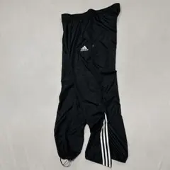 00s Adidas シェル トラックパンツ ドローコード ジップ Tech