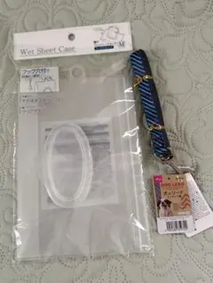 犬のリード ストライプ柄 ＆ ウェットシートケース セットのサムネイル