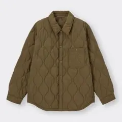 GU ヒートパデッドキルティングブルゾン