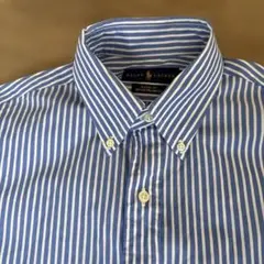 RALPH LAURENボタンダウンシャツ ストライプ M