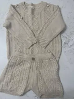 テータテートニットセットアップ　90㎝