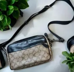 【値下げ】COACH コーチ ショルダーバッグ シグネチャー柄