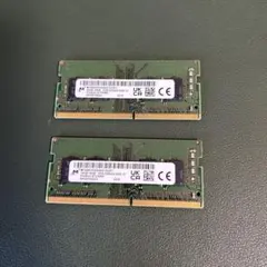 SKhynixノート用メモリ DDR4 16GB x 2(PC4-3200AA) - メルカリ