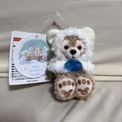 ダッフィー ホワイトウィンタータイムワンダーズ ぬいぐるみキーホルダー