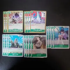 ワンピースカード師弟の絆　緑ゾロデッキパーツ