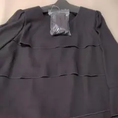 ブラックフォーマル　ワンピース　15号　究極の黒