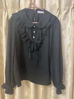 Ank Rouge 黒 ブラウス