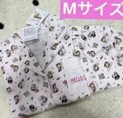 新品♡日焼けキティ　綿100% ルームウェア　パジャマ　ピンク　ギャルのサムネイル