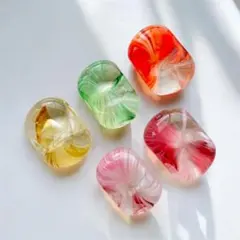 津軽びいどろ 箸置き 5個セット