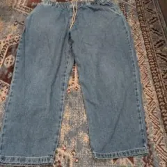 BACK NUMBER デニムパンツ ゴムウエスト　ライトオン　L ジーンズ