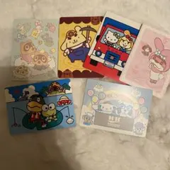 どうぶつの森 サンリオ ステッカーカード