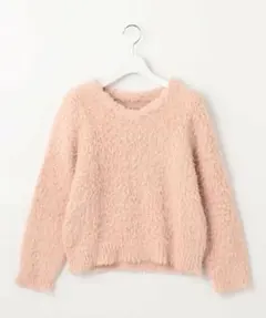 Feroux 【洗える】シャギーVネック ニット