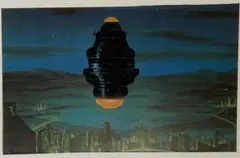 k６５　宇宙戦艦ヤマトセル画【重核子爆弾降下】背景画付き