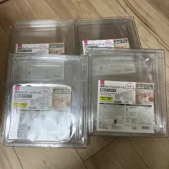 透明コレクションケース 組み立てタイプ ダイソー　４個セット