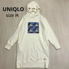 ◆ UNIQLO ユニクロ ミッキー マウス スウェット ワンピース M