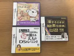 ニンテンドーDS ソフト3本セット