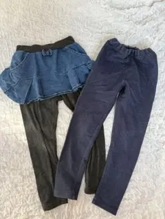 GAPレギンスとスカート付きレギンス 2点セット