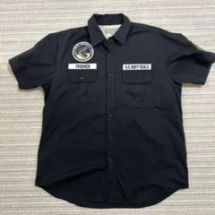 AVIREXU.S.NAVY SEALS FROGMEN半袖ワークシャツ 2XLのサムネイル