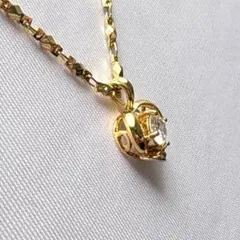 チェーンも素敵 ハートxダイヤ 模造 ぺンダント ネックレス チョーカー