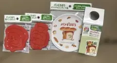 カゴメ パンどろぼう　ミニプレート 皿　食パンスタンプ　ステッカー