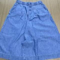 UNIQLO キュロットスカート140サイズ デニム風