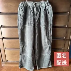 niko and ニコアンド カーゴパンツ ワイドパンツ ワークパンツ カーキ