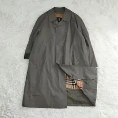 20949✨️バーバリーロンドン 玉虫色 ライナー カシミヤ混 ステンカラーコート