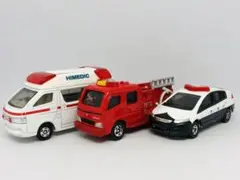 トミカ 救急車 ポンプ車 パトカー 3台セット