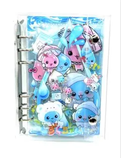 新品！ラスト！しずくちゃんA6シャカシャカバインダーシール帳　リフィル付き