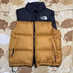 THE NORTH FACE ダウンベスト L 黒/オレンジ