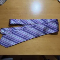 【Paul Smith COLLECTION】ネクタイ パープルストライプ柄
