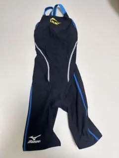 Mizuno スポーツ用　水着 ブラック　ブルー　競泳水着　ISSのサムネイル