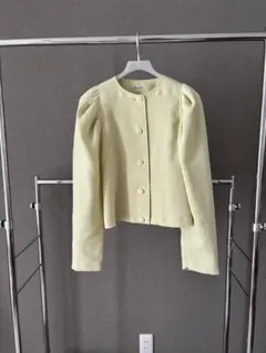 steven alan パフスリーブ ブラウス ライトイエローのサムネイル