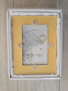 【新品⋅未使用】LADONNA フォトフレーム イエロー 外箱付き