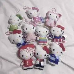 マック ハローキティ ぬいぐるみ マスコット 10個セット