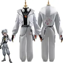第五人格 麒麟商人 白黒無常 コスプレ衣装＋ウィッグ IdentityV 第五人格 白黒無常 范無咎 麒麟商人 コスプレ衣装