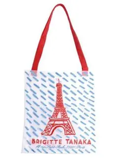 新品 ブリジットタナカ エコバッグ ネイビー エッフェル塔 - メルカリ