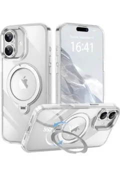 iPhone17ケース magsafe対応　スタンド付き