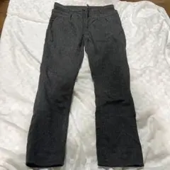 グレー スラックスパンツ 調整可能 ウエスト79