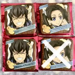 鬼滅の刃 バレンタイン ギフト缶バッジ 嘴平伊之助 神崎アオイ 3点