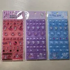 サンリオ　タイルシール　マイメロディ　ハローキティ